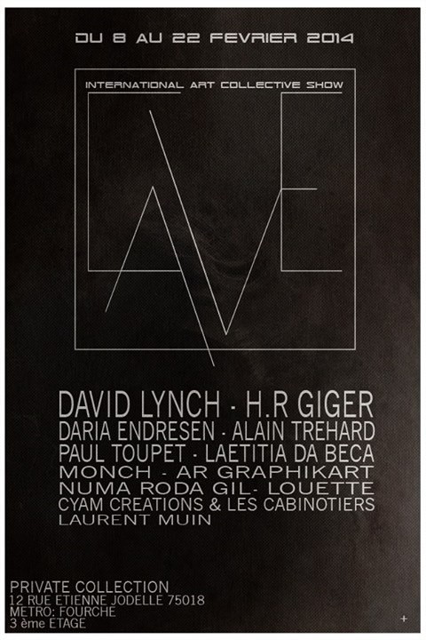 MONCH – Exposition collective  – THE CAVE #2 – Du 8 au 22 février 2014 – Paris